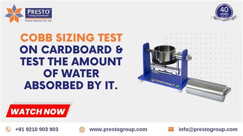 cobb sizing test